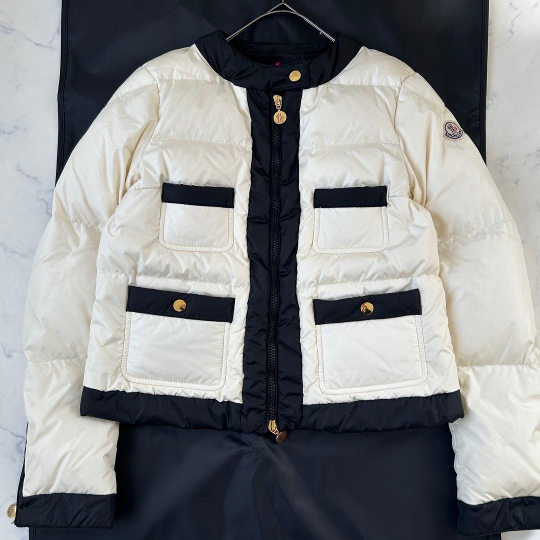 モンクレール CHANCE チャンス ダウンジャケット フード ノーカラー