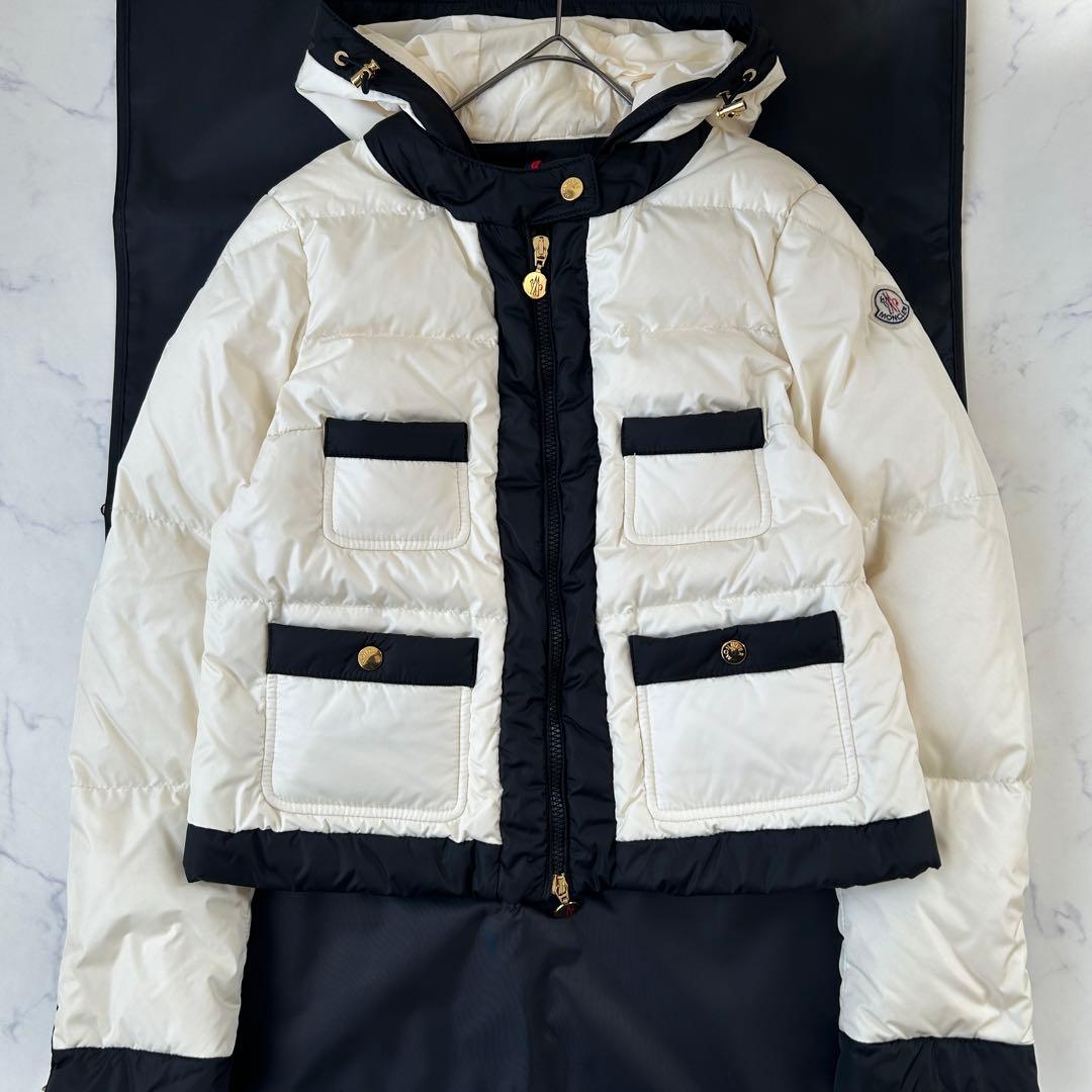 モンクレール CHANCE チャンス ダウンジャケット フード ノーカラー