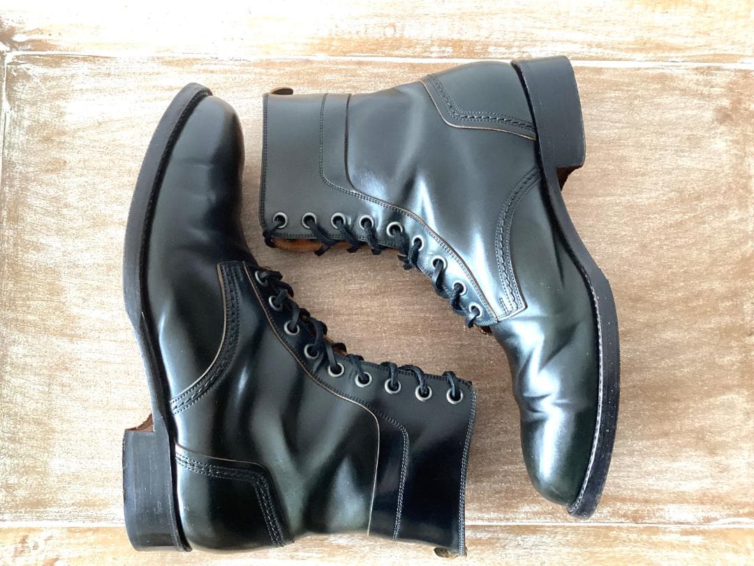 コードバン　ショセ　chausser 靴　ブーツ 別注】ショセ ナチュラル コードバン 靴 plus by chausser プリュス