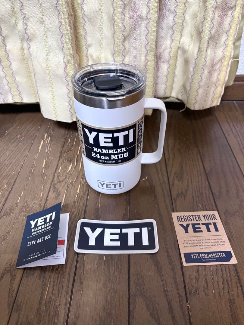 ［ミケコ]YETI Rambler 24 oz Mug Amazon.com: YETI Rambler 24 oz Mug, Vacuum Insulated, Stainless