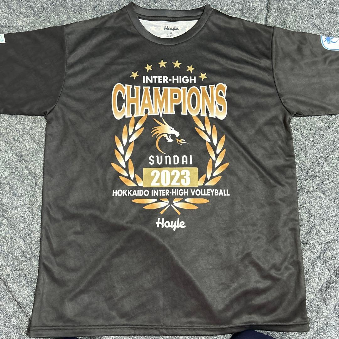 駿台学園 バレーボールインターハイ チャンピオンTシャツ - メルカリ