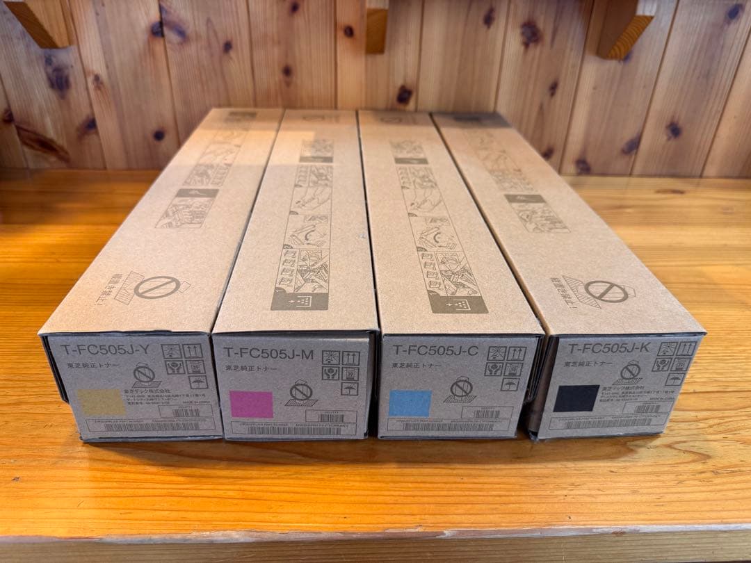 TOSHIBA 東芝 T-FC505J東芝純正トナー 4色セット - メルカリ