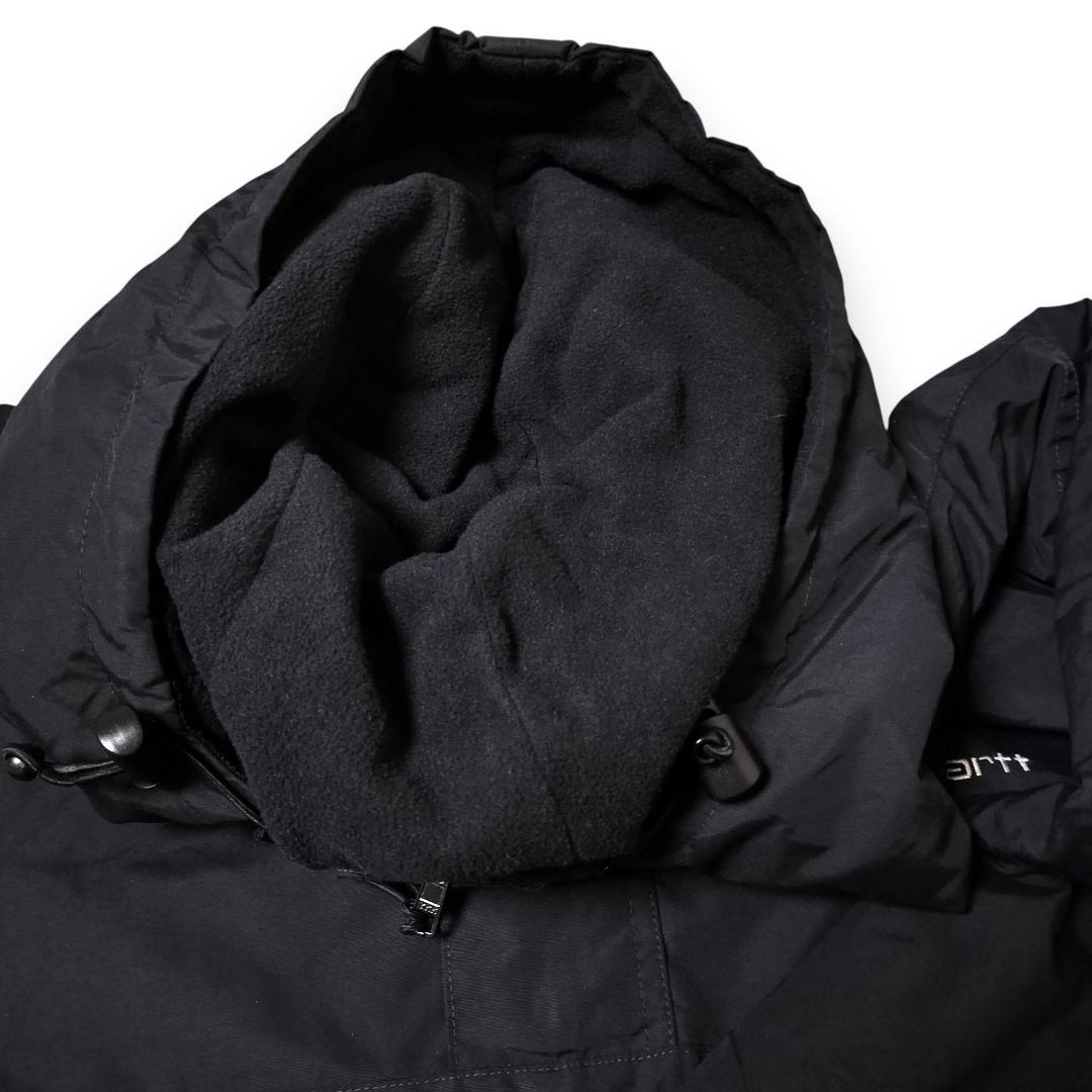 00s Carhartt WIP ニンバス プルオーバー M 黒 裏フリース