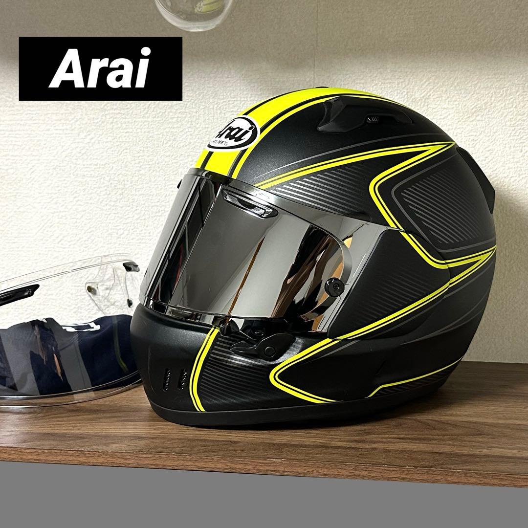 Arai アライ XD ディアブロ ミラーシールド装備 【すぐ発送【送料込】】 アライヘルメット（ARAI HELMET） T'S Arai ミラーシールド VAS-V