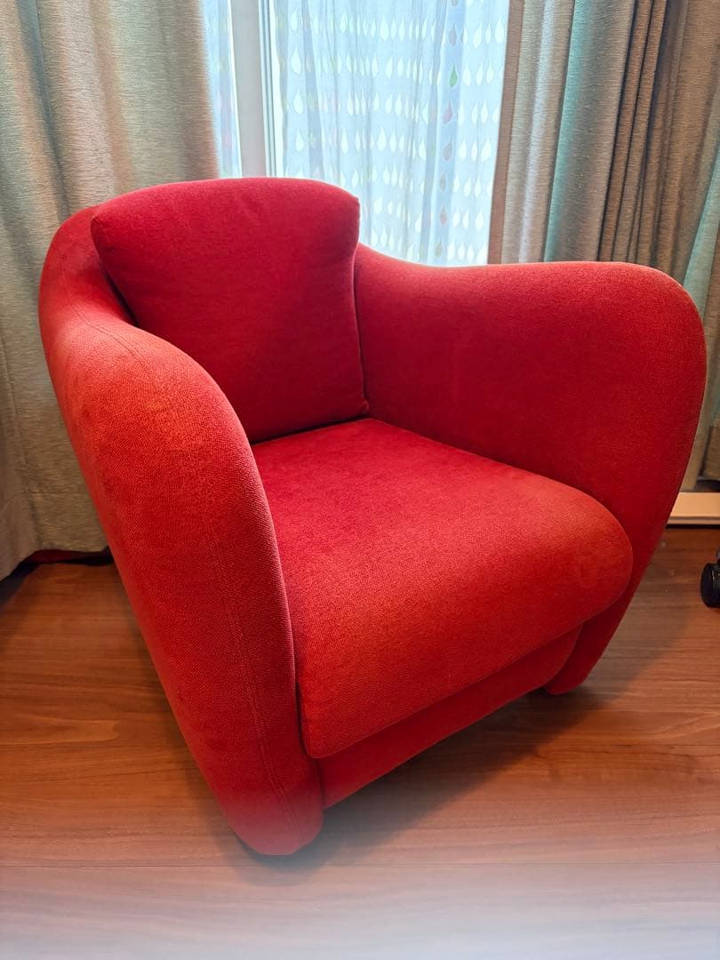 IDEE ミニミラー アームチェア レッド - メルカリ