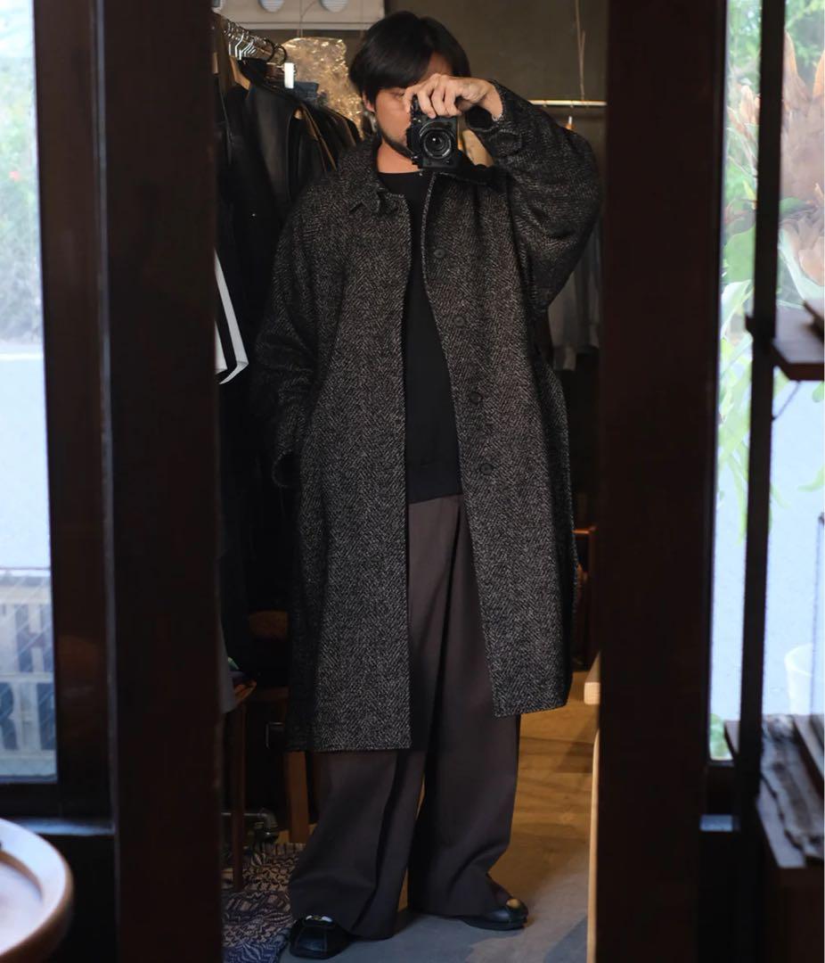 【新品未使用 最終値下げ】YOKE \"TWEED BALMACAAN COAT\"