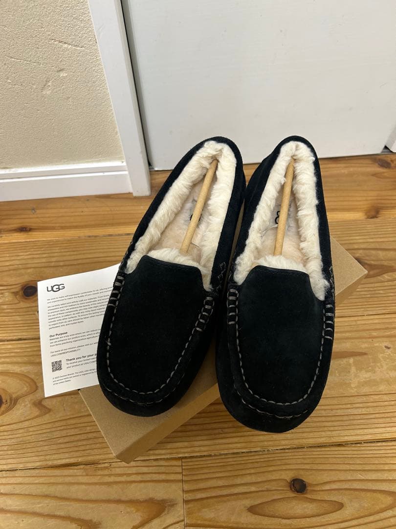 UGG Ansley ブラック モカシン アグ UGG Ansley （BLACK） - ファッション通販 d fashion