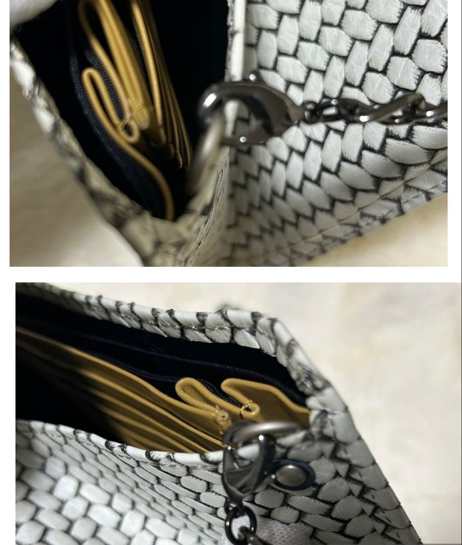 【美品】HIROKO HAYASHI ヒロコハヤシ オッティカ チェーン付長財布