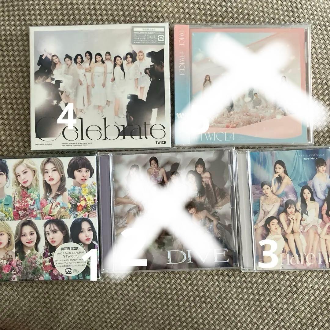 バラ売可］TWICE アルバムセット 4枚 - メルカリ