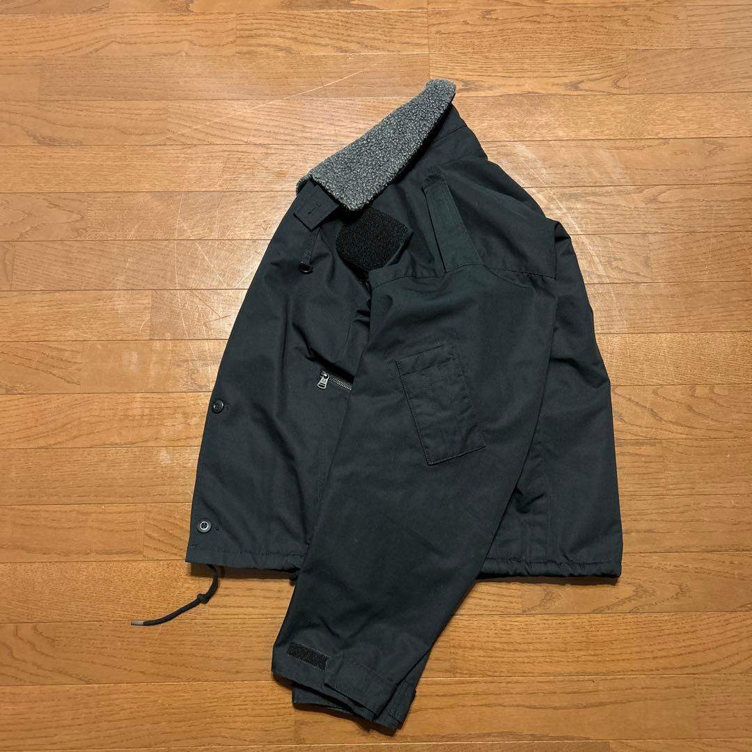 専用‼️FRED PERRY フリースボア ブラック ジャケット M デッキ - メルカリ