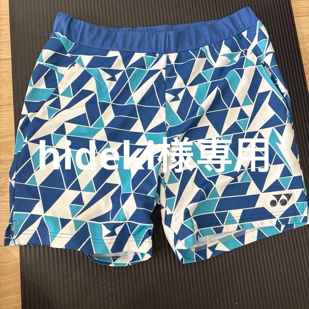 hideki ヨネックス 幾何学模様 廃盤 ハーフパンツ ブルー XL ウインザーオンラインショップヨネックス ハーフパンツ （ 15150 - 786