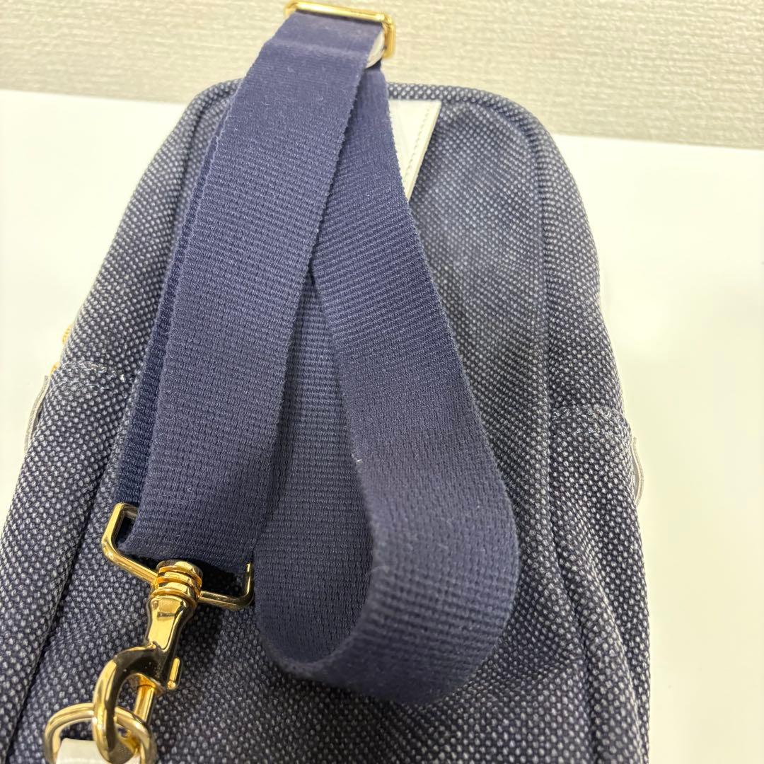 muta MARINE × bonfanti ボディバッグ キャンパス ネイビー - メルカリ