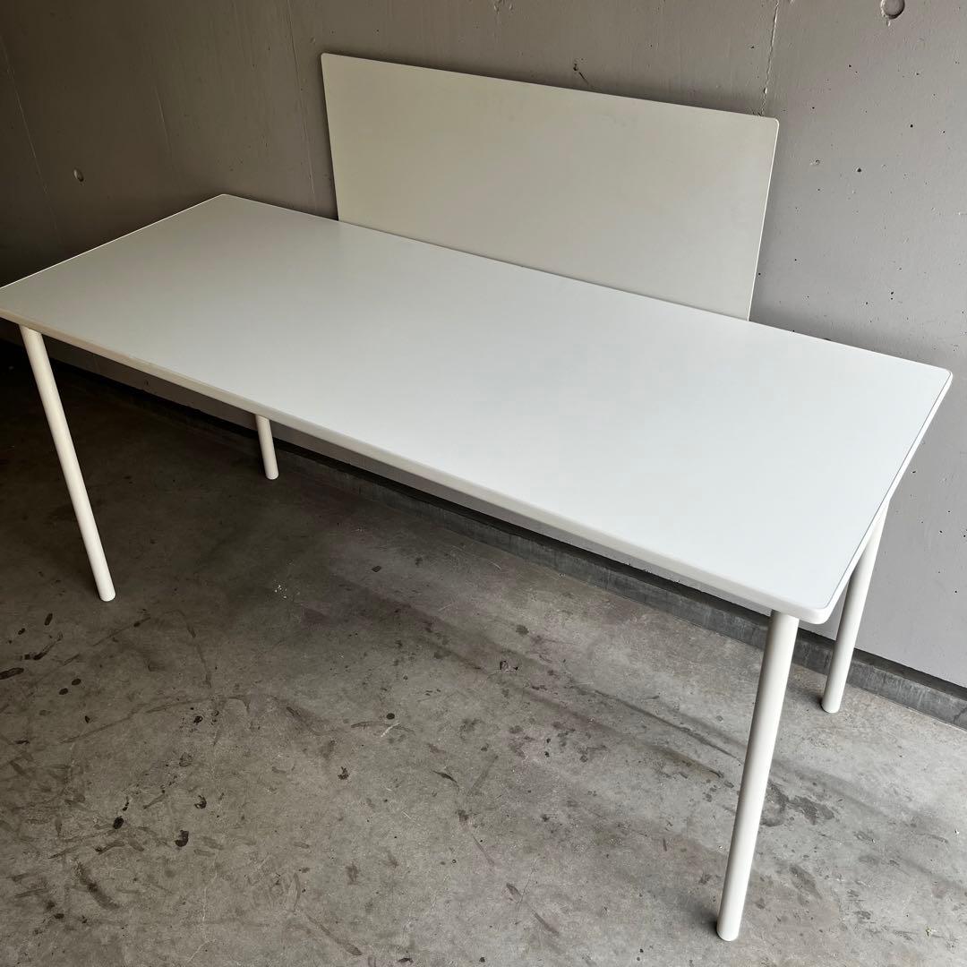 超美品・廃盤希少☆無印 システムデスク・メラミン天板・幅150