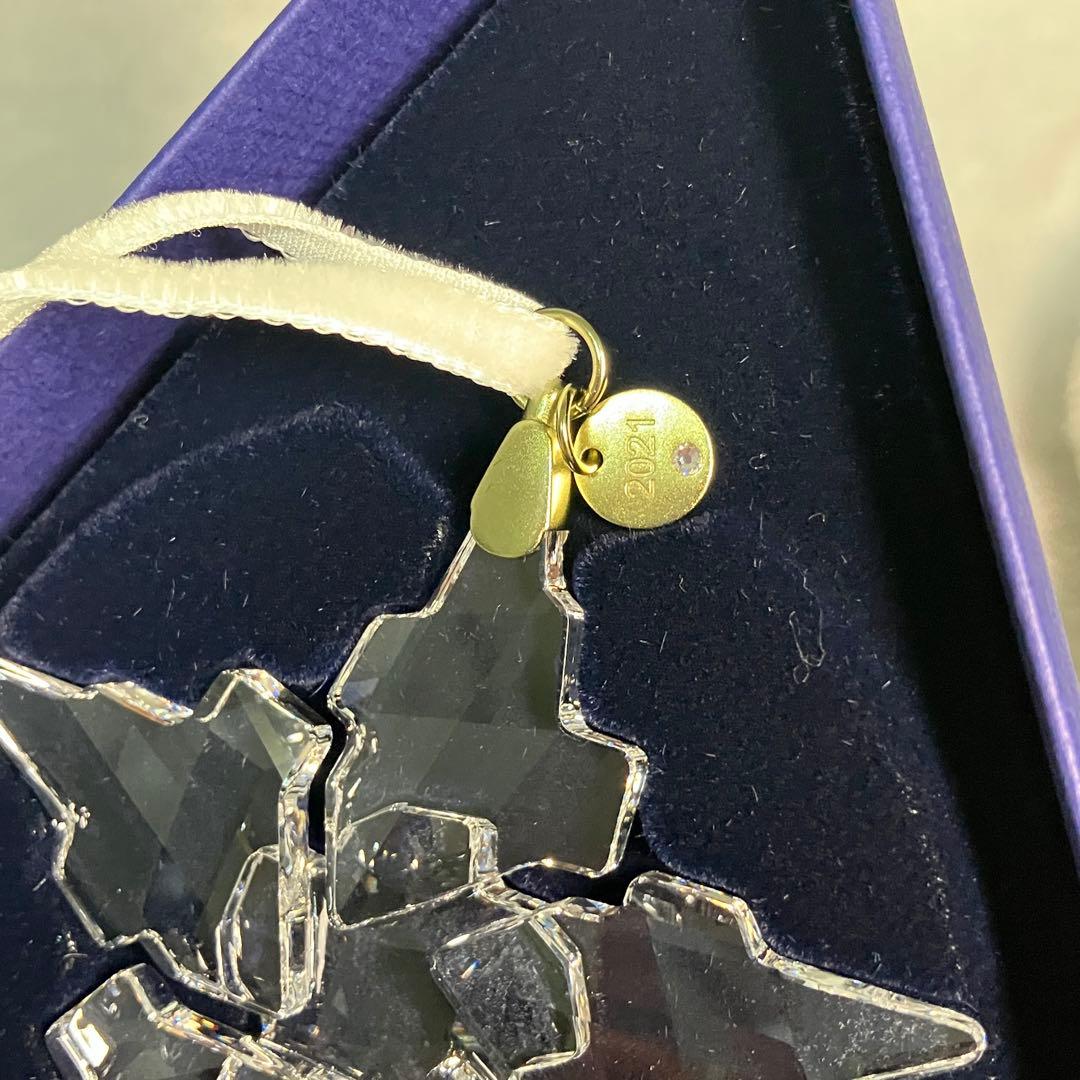 V2-【匿名配送/新品未使用】SWAROVSKI/スワロフスキー/オーナメント2個