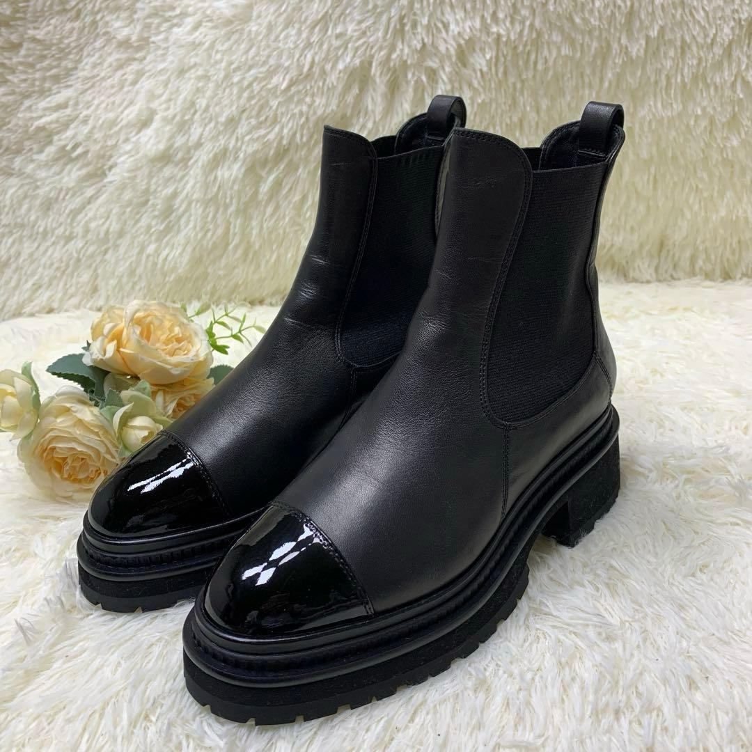 CHANEL シャネル サイドゴアブーツ - メルカリ