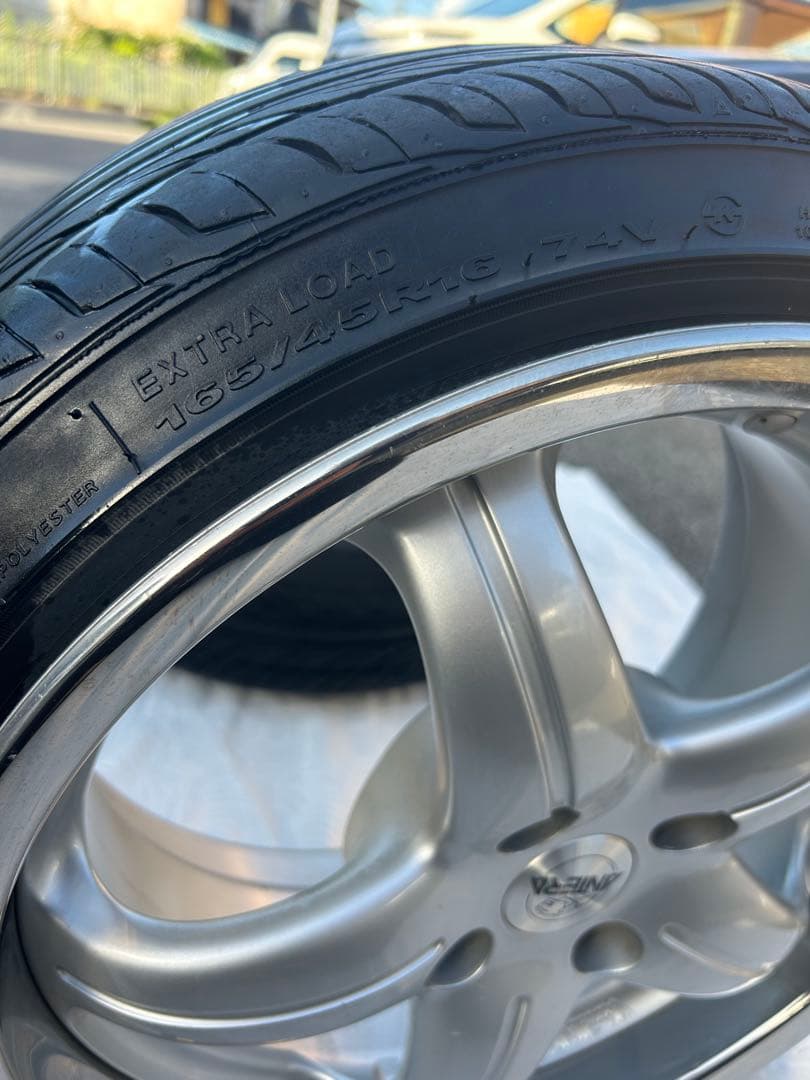 ANTERA タイヤホイールセット 7.5J 16インチ ET35 PCD100