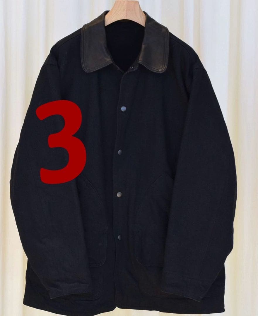 COMOLI 24AW デニムレザーワークジャケット 3 - メルカリ