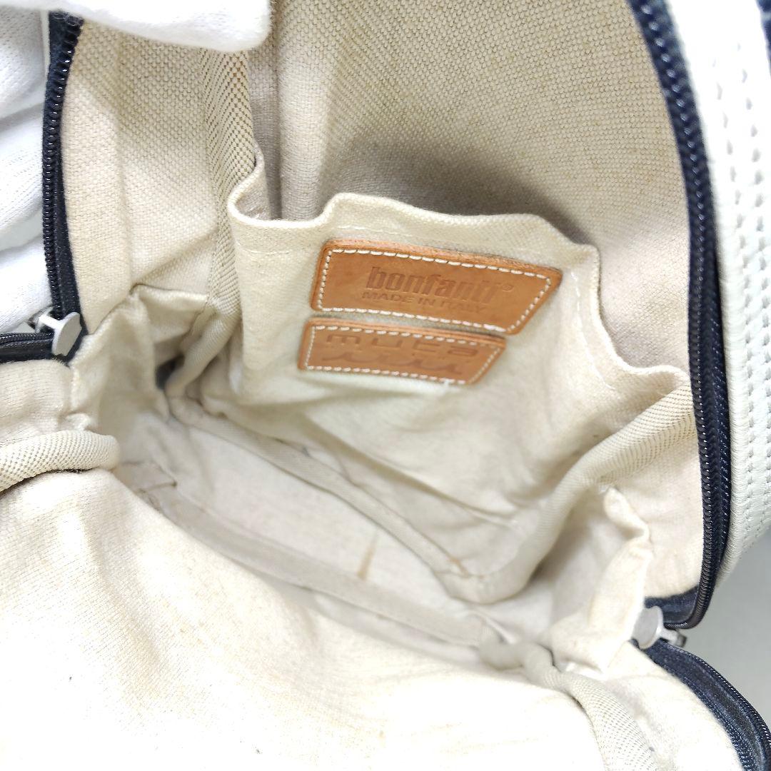 ムータマリン ボディーバッグ ネイビー ロゴ - メルカリ