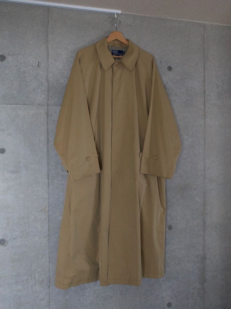 希少 80s 一枚袖 ラルフローレン 玉虫 バルマカーンコート ステン