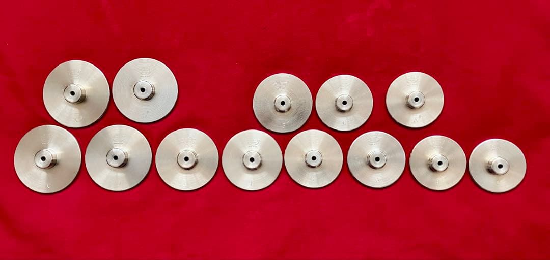 クロテイル ジルジャン ハイオクターブセット 13音 中古 バー無し レンタル楽器】 ジルジャン クロテイル ハイ・セット