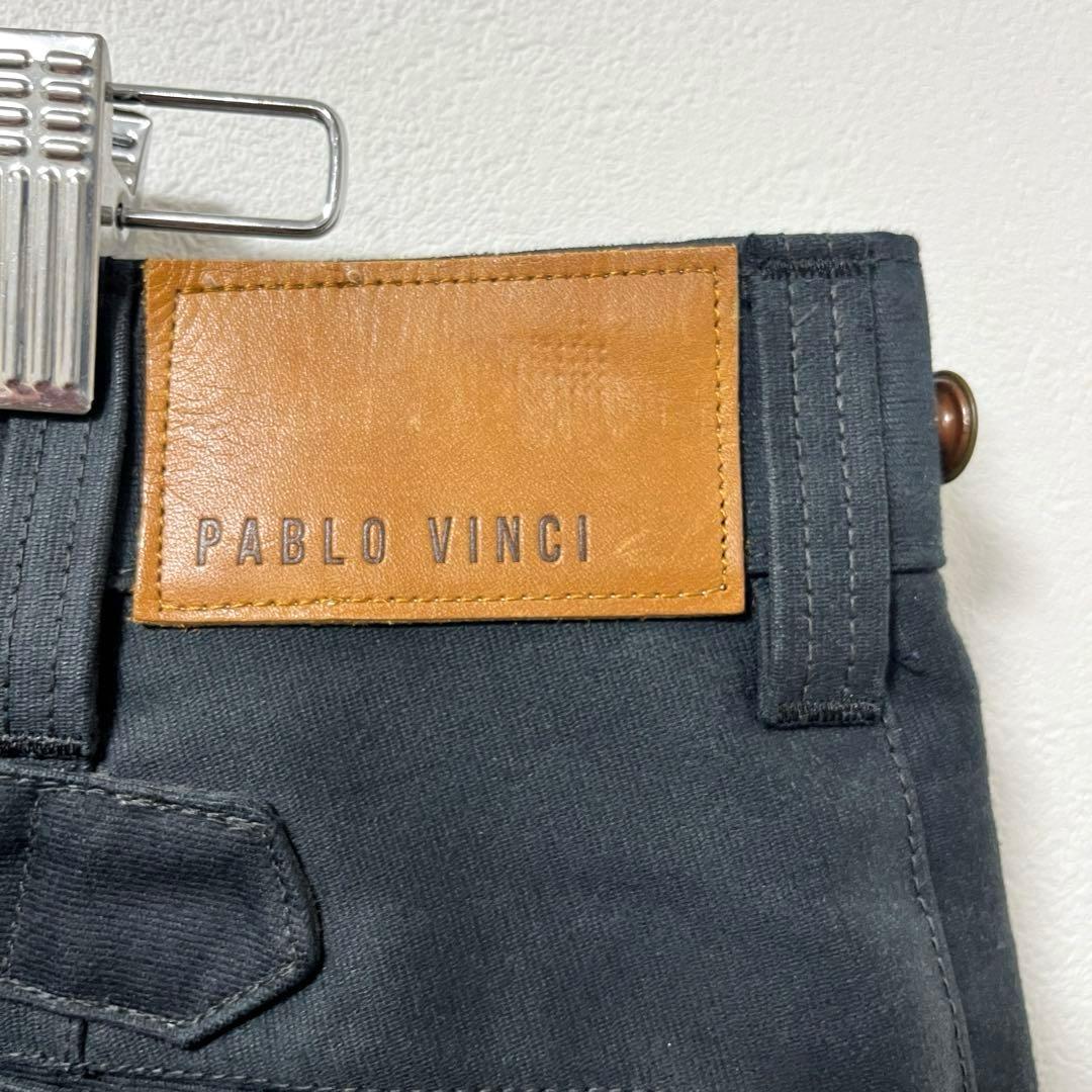 《PABLO VINCI》Oiled Chino Pants M Navy
