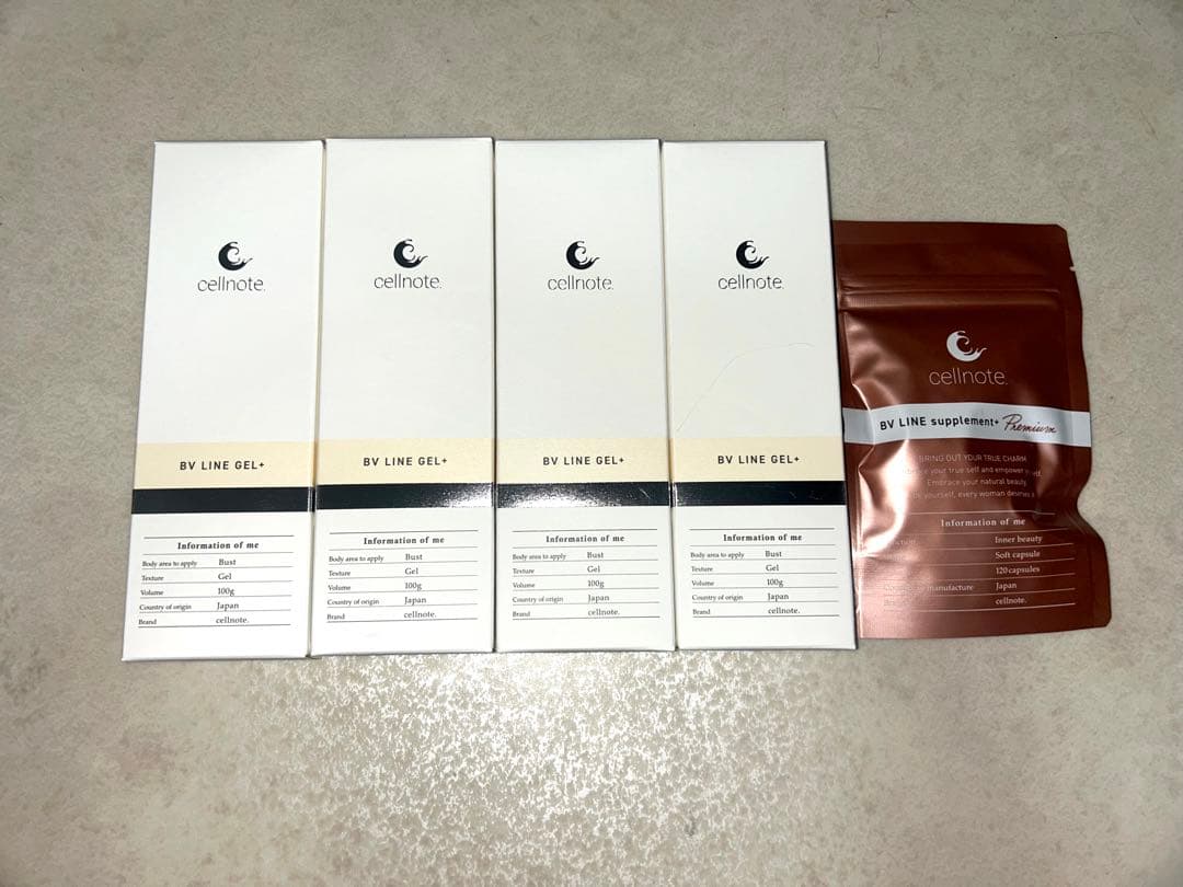 cellnote BV LINE GEL 4本セット サプリメント - メルカリ