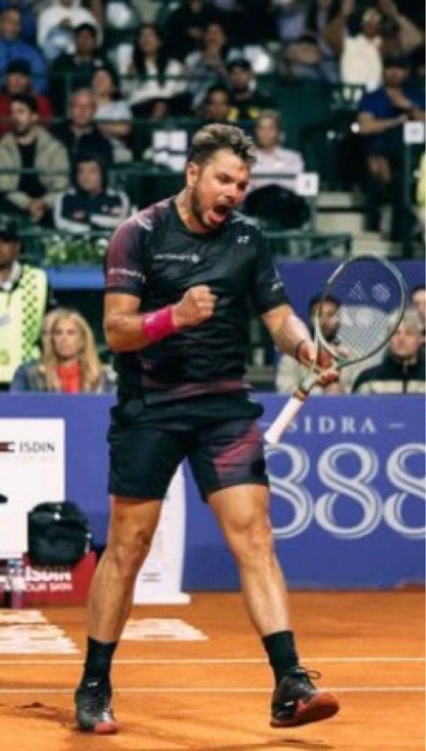 ワウリンカ 限定 ウェア セットアップ 黒×ピンク Mサイズ ヨネックス