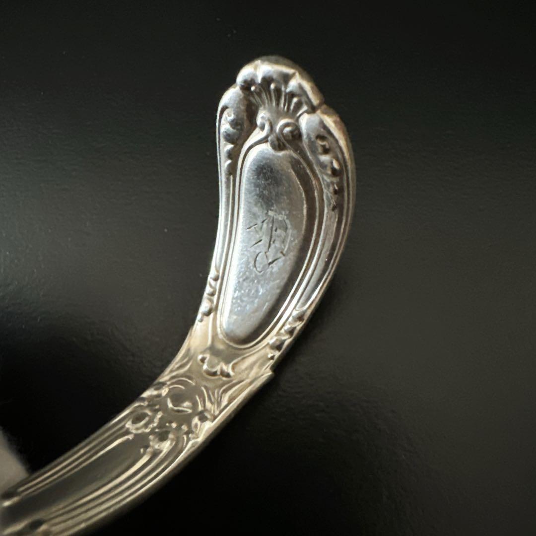 希少 オールド ティファニー バングル ブレス フォーク シルバー