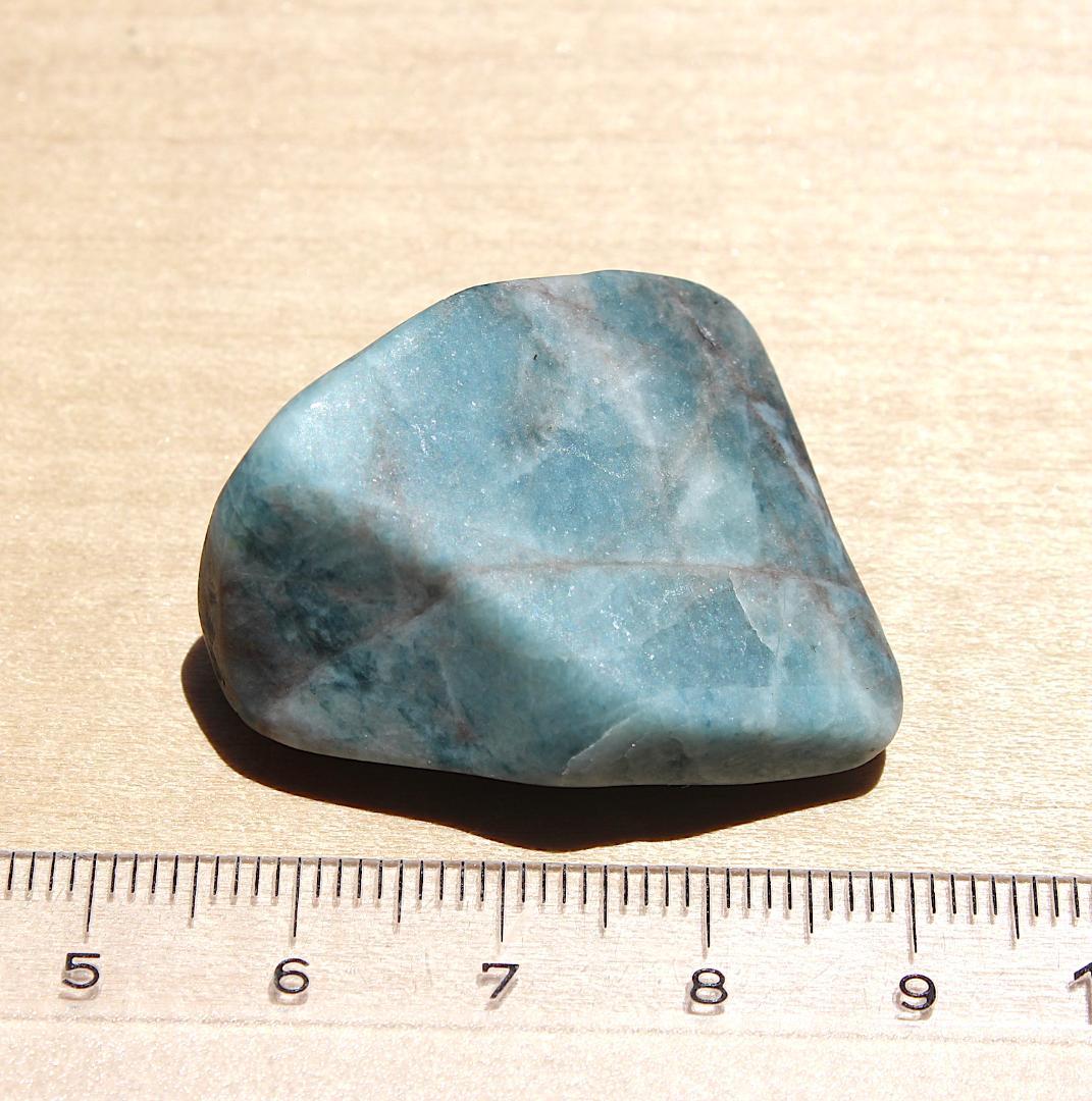 とぅーやん［深海ブルー］糸魚川翡翠 入りコン沢 青翡翠 原石 17.8g