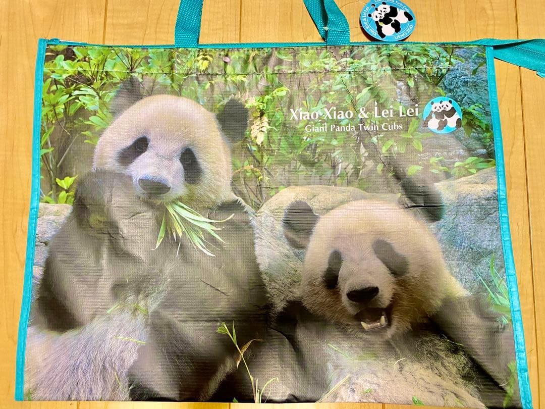 上野動物園シャオシャオレイレイ ショッピングバッグ - メルカリ