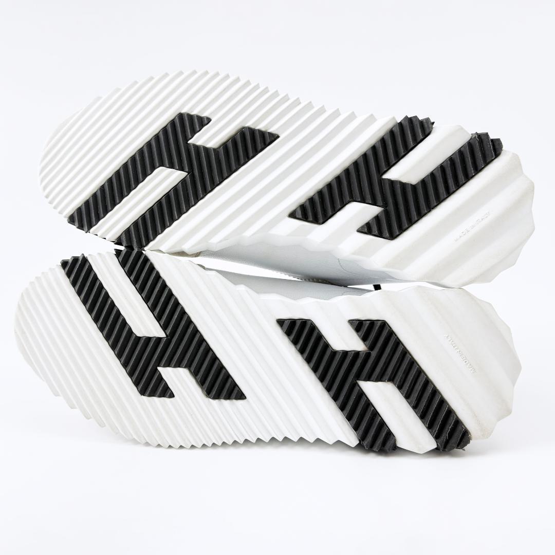 定価18万【美品】 エルメス バウンシング 厚底 スニーカー レザー 白