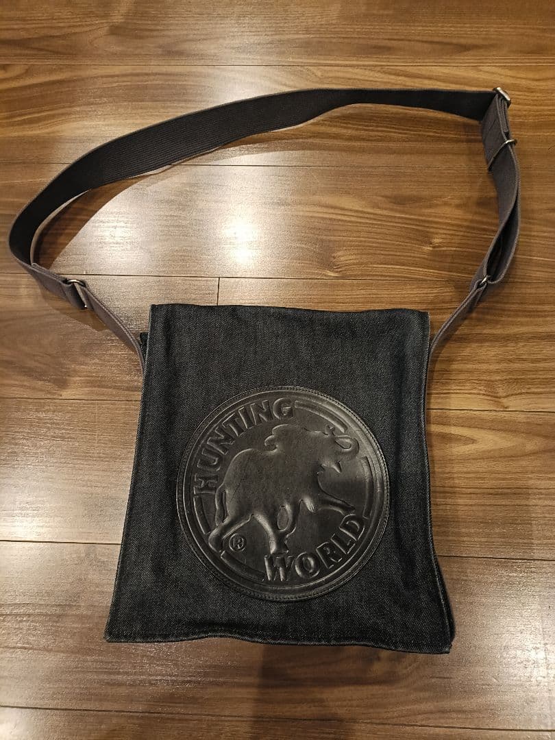 ハンティングワールド デニム ショルダーバッグ メッセンジャー - メルカリ