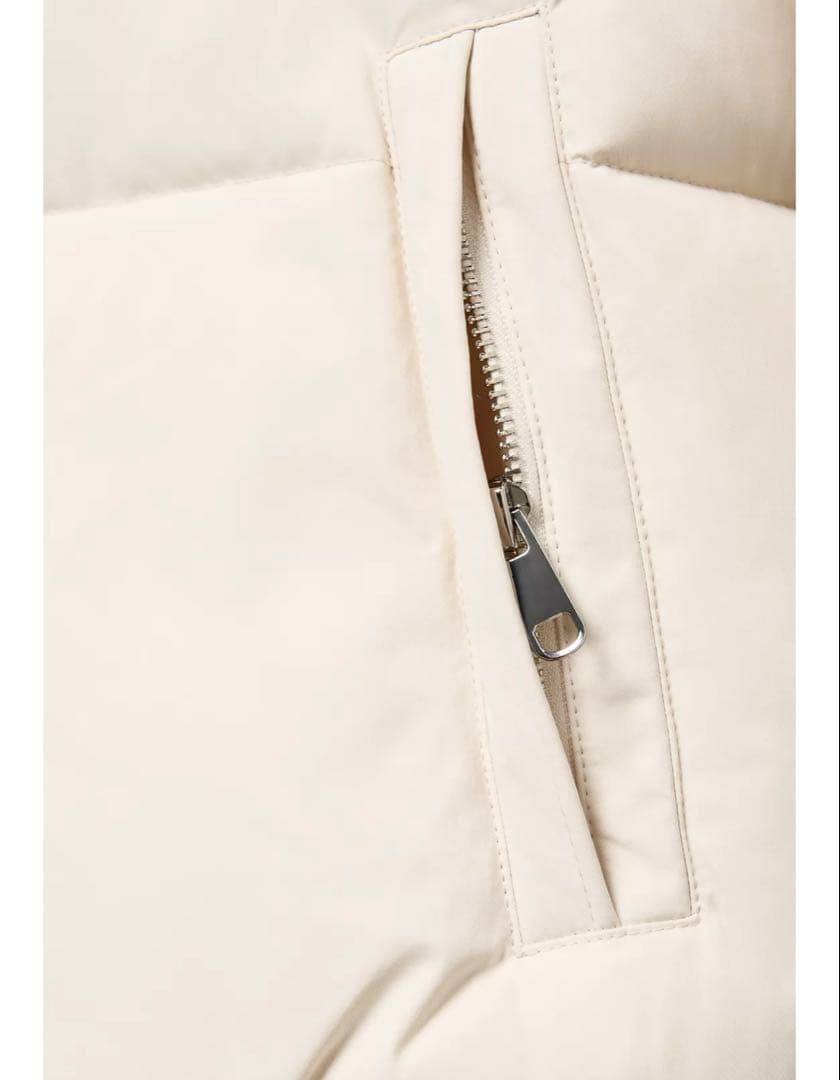 タグ付き新品★フェイクシープスキンフード付き撥水ウィンドブレーカーアノラック★M