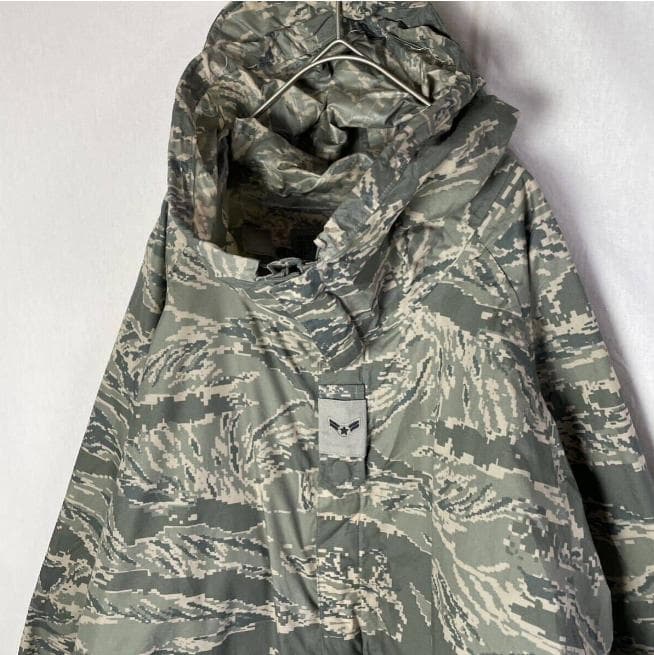米軍実物 USAF デジカモ 迷彩 レインパーカー ABU ミリタリー - メルカリ