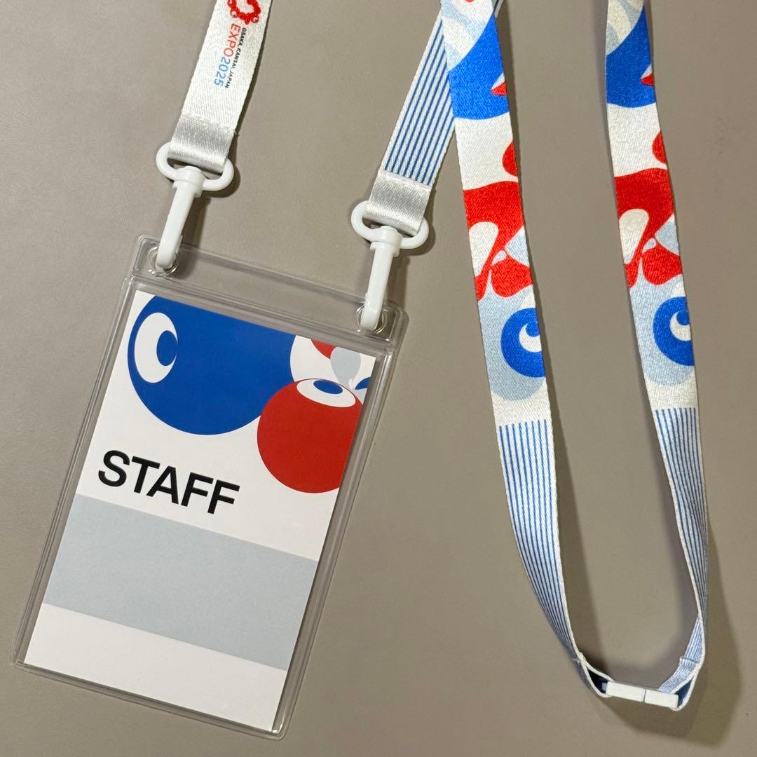 新品】万博スタッフパス ストラップ AD証 - メルカリ