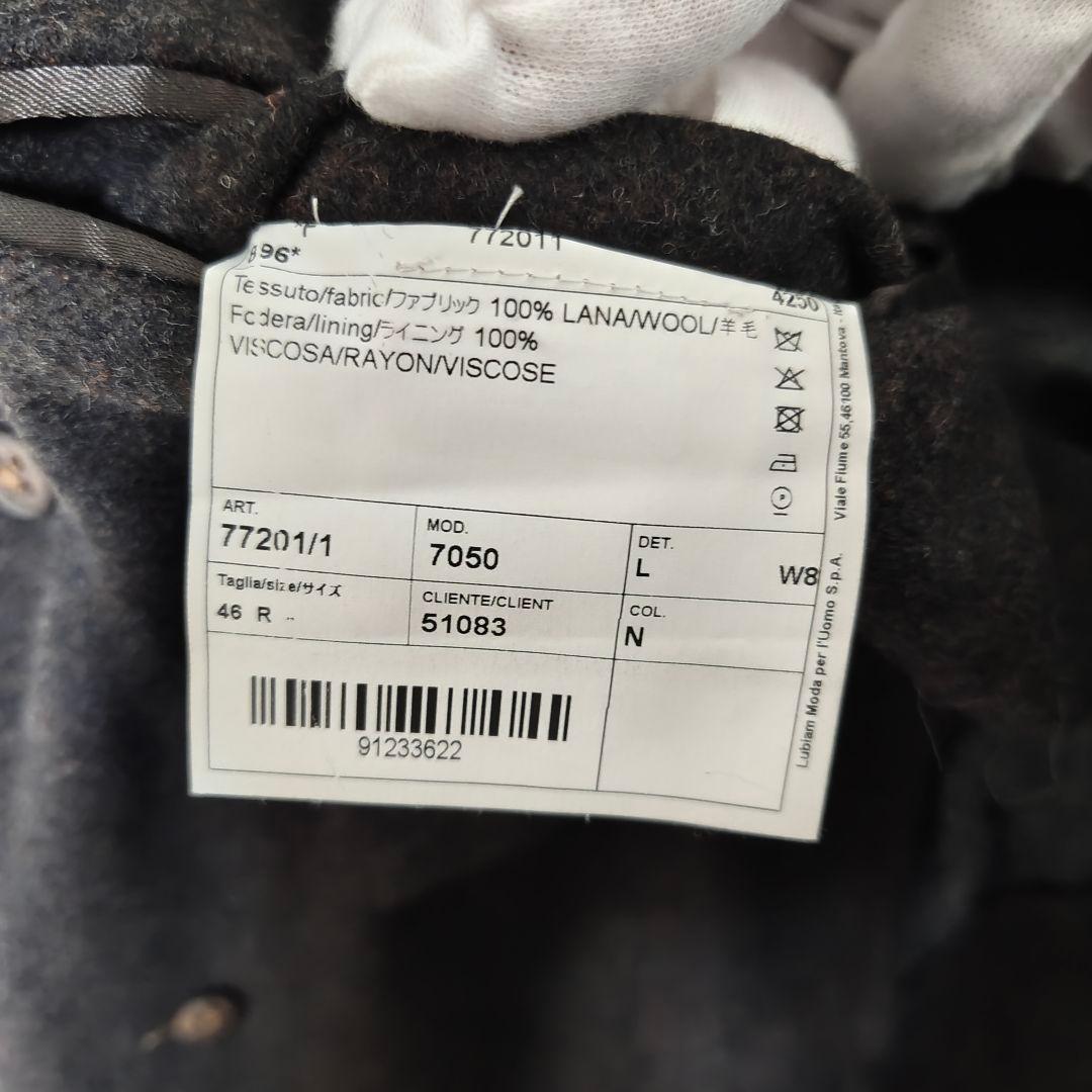 極美品 L.B.M.1911 × 三越伊勢丹 イタリア製 チェスターコート M