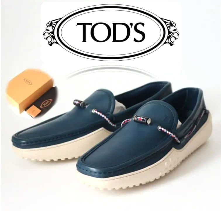 新品箱付き【TOD'S トッズ】レザー デッキシューズ 9.5(28.5) - メルカリ