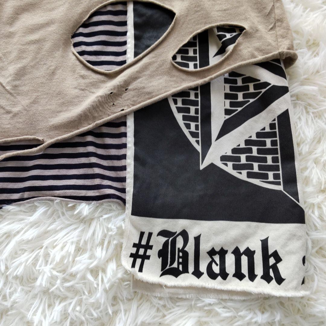 メゾン ミハラ ヤスヒロ レイヤードダメージ ロングTシャツ46