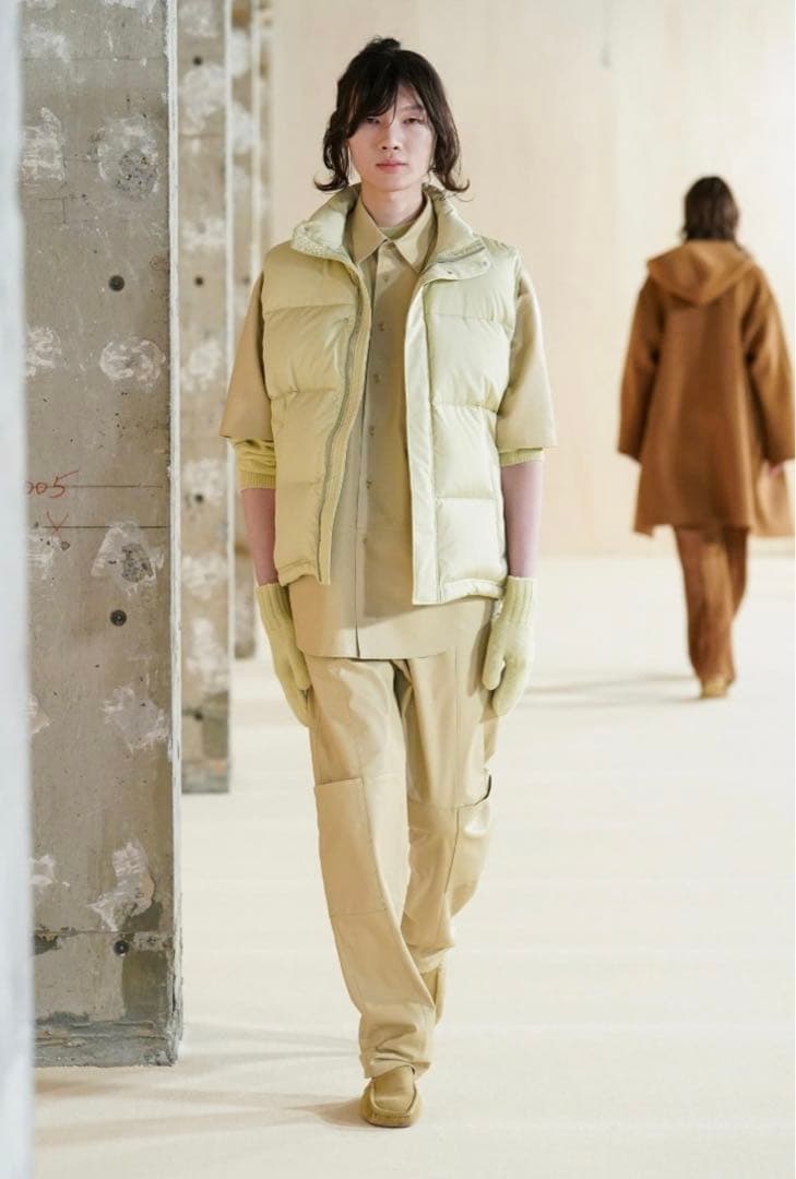 AURALEE cashmere knit leather gloves - メルカリ