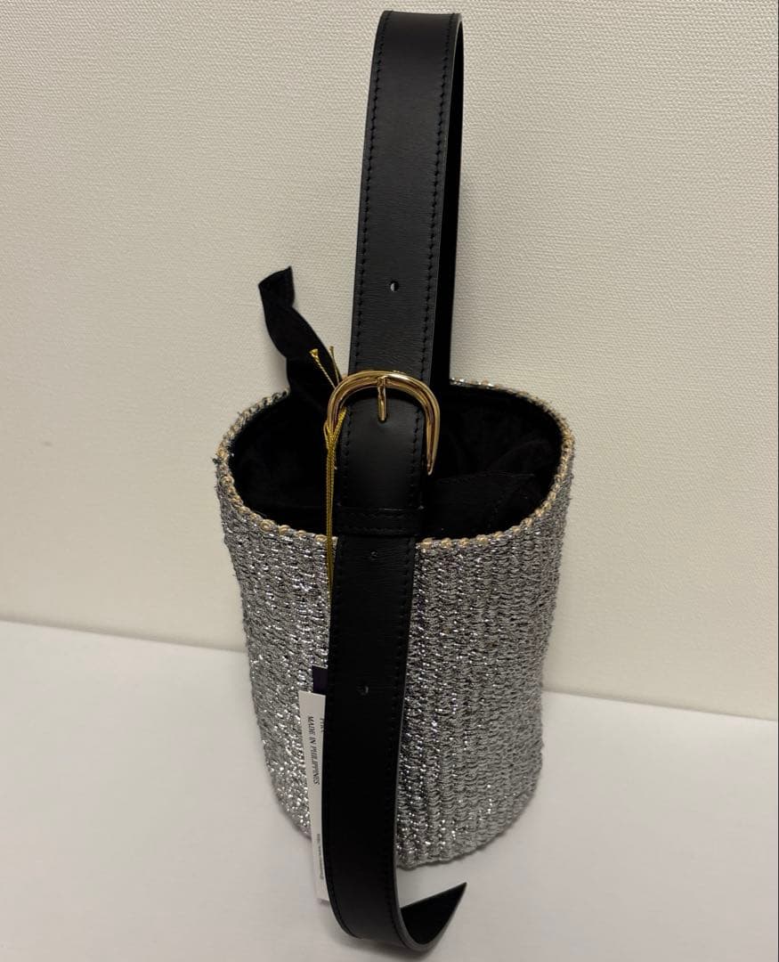 ヤマダヤ ガルン ヴィオラドーロ MIRO アバカメタリックバケツバッグ