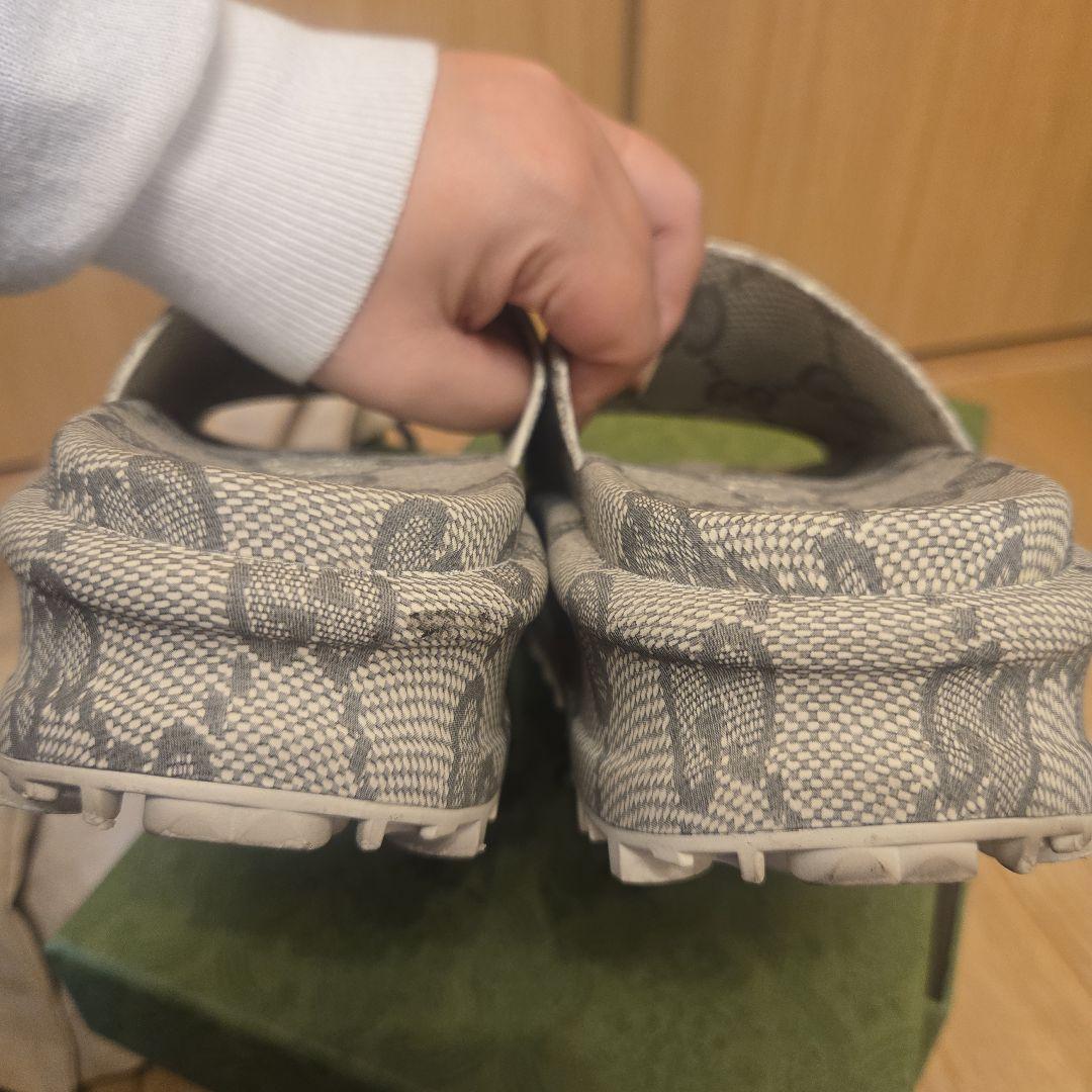 GUCCI】 GGパターン インターロッキング サンダル 39