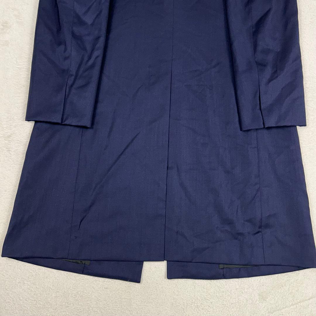 コムデギャルソンオムプリュス 21SS ウール チェスターコート ネイビー