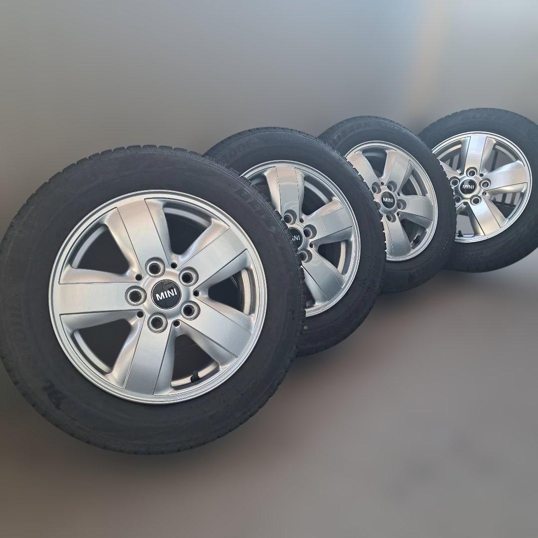 MINI 純正ホイール ・スタッドレスタイヤ4本セット Amazon | MINI 純正ホイール スタッドレス【 4本 1台分 コンプリート