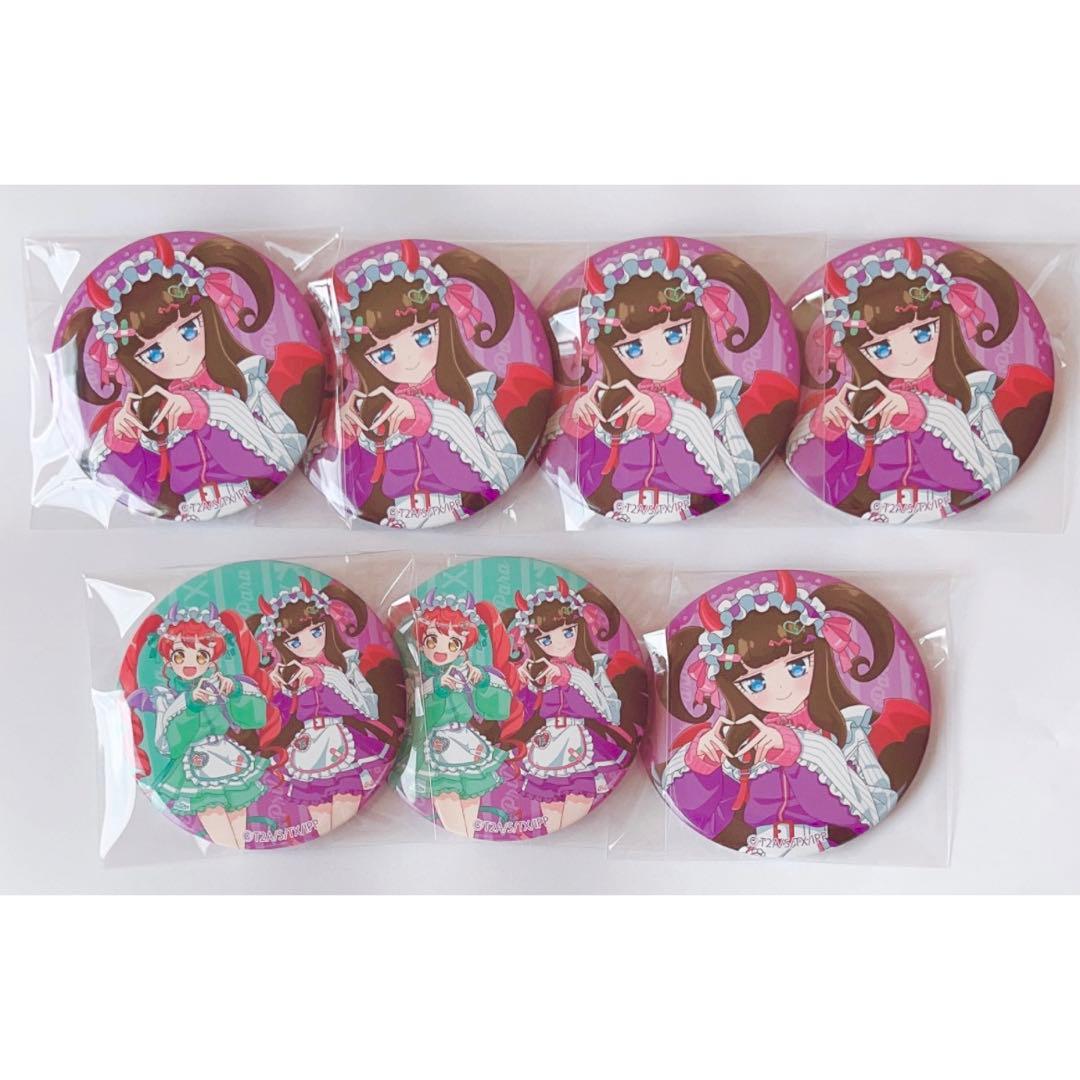 プリパラ 黒須あろま 缶バッジ ハートデビデビパーティー