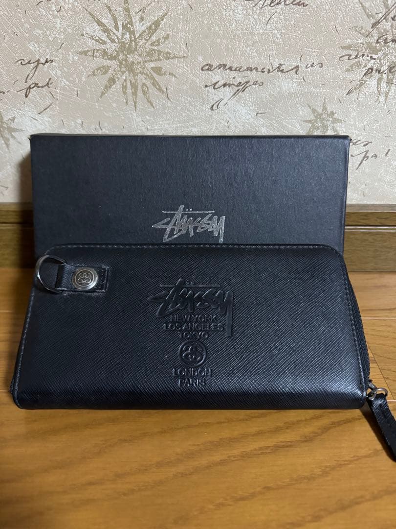 Stussy 長財布 黒 - メルカリ