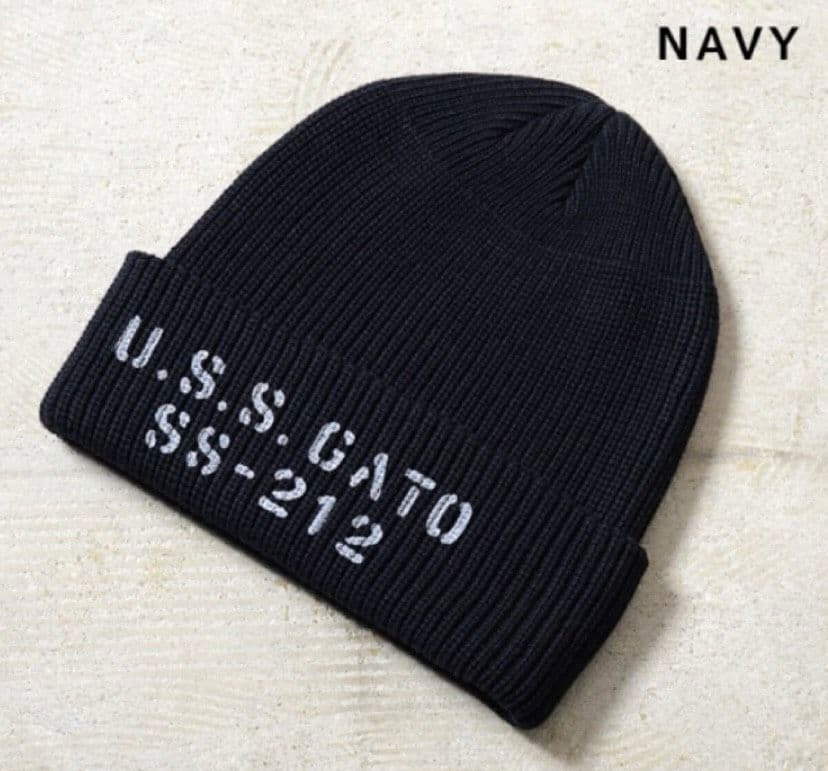 WAIPER.inc U.S.NAVYワッチキャップREGULARSTENCIL - メルカリ