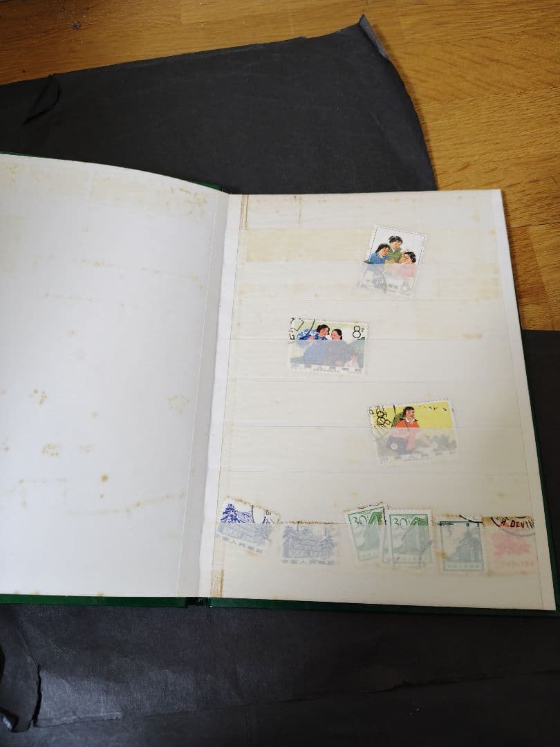 中国切手 年代色々使用済み ストックブック1冊付き - メルカリ