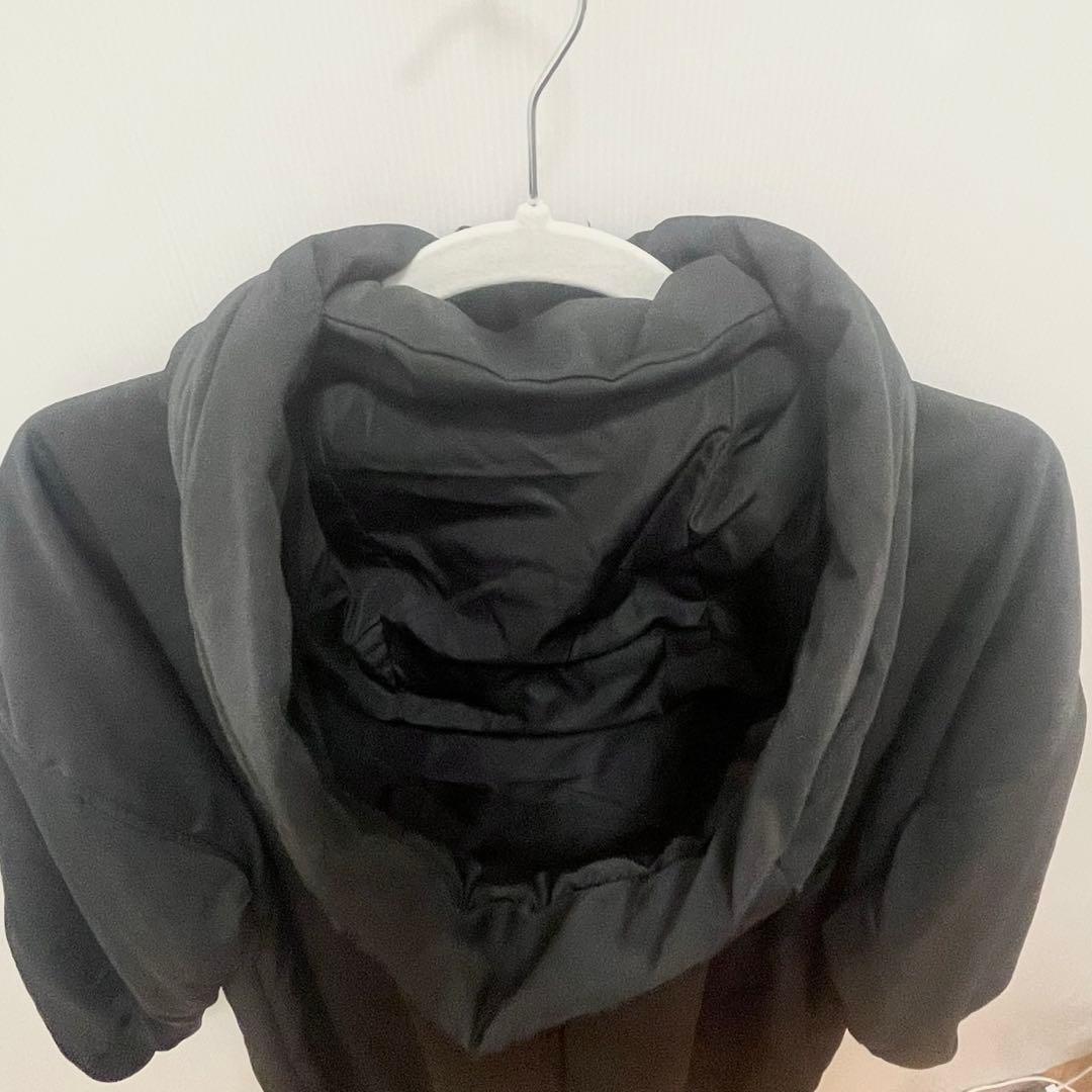 美品 antiqua アンティカ ブラック 中綿 ロングコート 冬