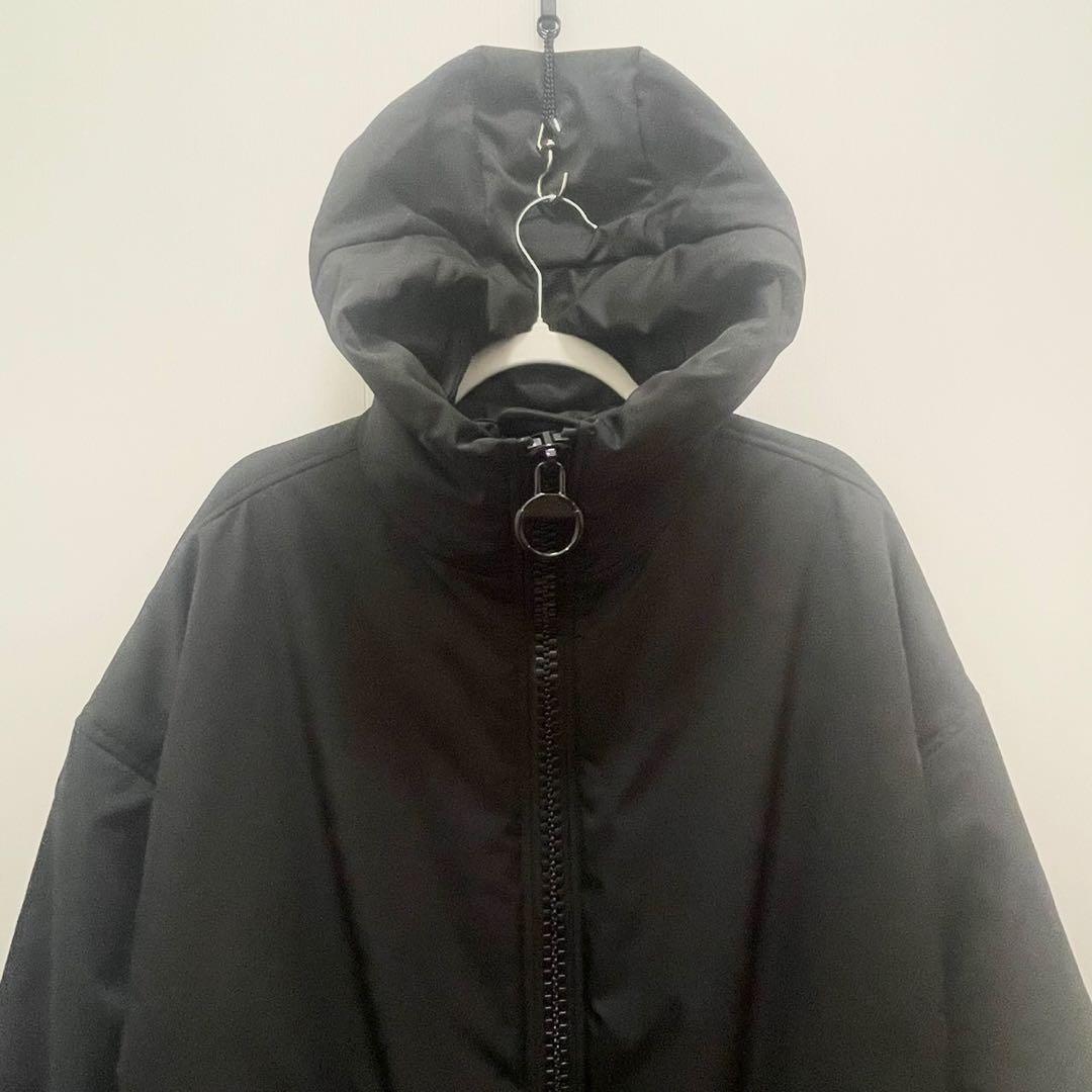 美品 antiqua アンティカ ブラック 中綿 ロングコート 冬