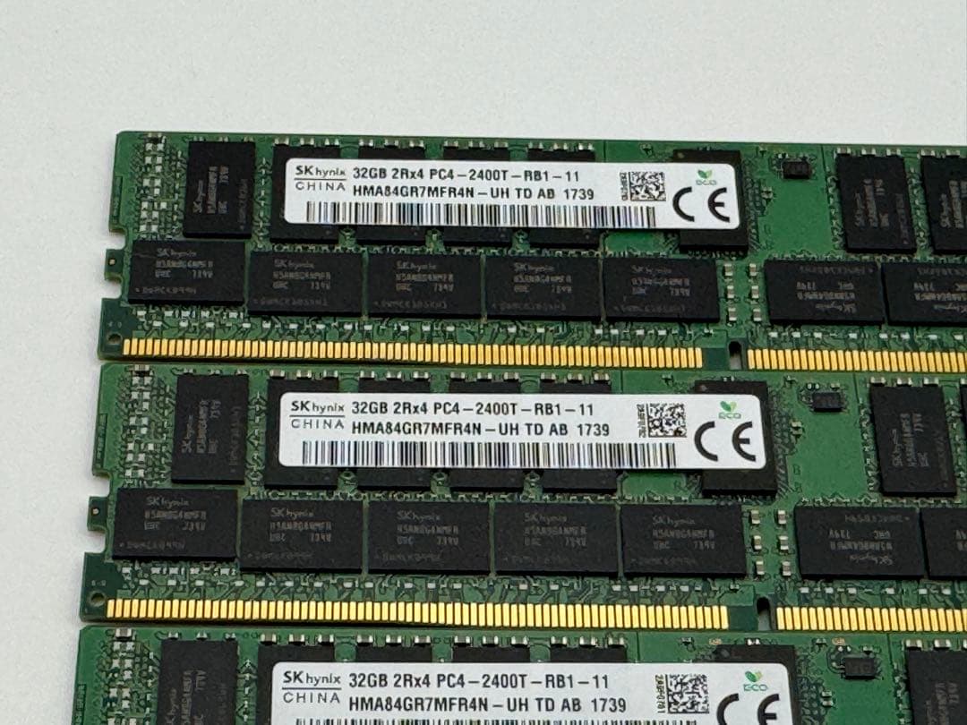 ④ SK hynix DDR4 32GB4枚 PC4-2400T-RB1-11